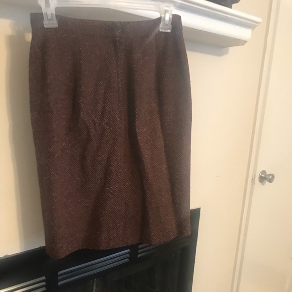 Multicolored Tweed work Skirt. Size 6 - Picture 2 of 4